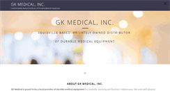 Desktop Screenshot of gkmedicalky.com